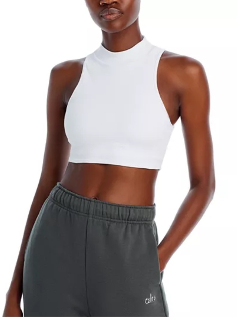 Alo Yoga Ribbed Goddess Dynamite crop top